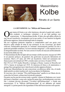 Massimiliano Kolbe: Ritratto di un Santo