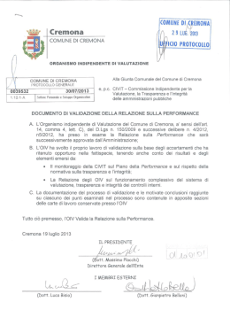 Nuovo documento - Comune di Cremona
