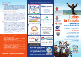 Ludus in fabula - Il Giornale di Rieti