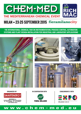 MILAN • 23-25 SEPTEMBER 2015 www.chem-med