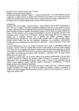 Modello di prova scritta di recupero per il triennio