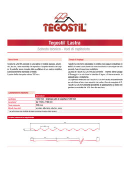 Tegostil® Lastra - Tecnocomp Group Srl