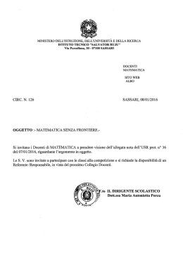 Matematica senza frontiere circ 126
