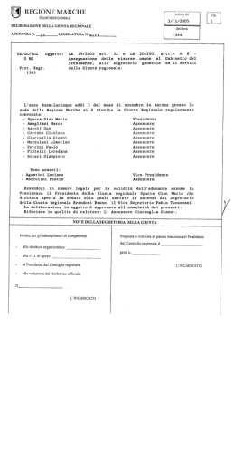 `LM REGIONE MARCHE da] *&laquo;e - Il sito delle norme della Regione
