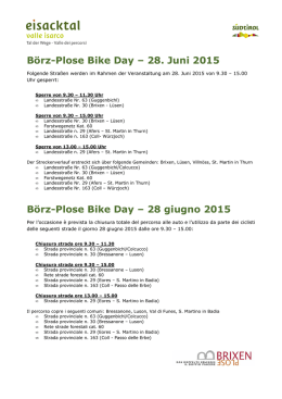 Börz-Plose Bike Day – 28. Juni 2015 Börz-Plose Bike