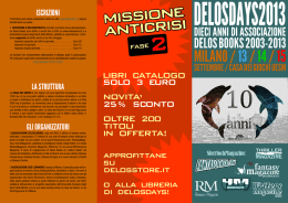 Scarica il programma in pdf!