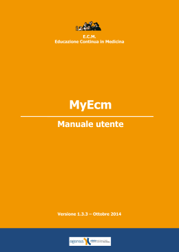 Manuale Utente myEcm