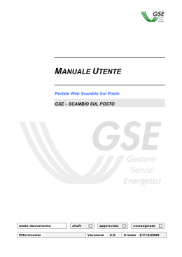 SSP - Manuale utente