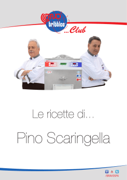scarica le ricette di Pino Scaringella