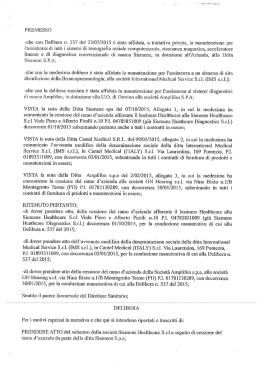 Testo della delibera n. 774