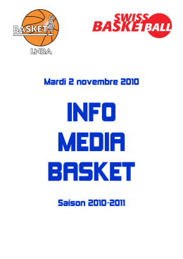 Mardi 2 novembre 2010 Saison 2010-2011