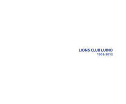 LIONS 50 anni - Lions Club Luino