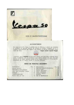 Microsoft Word - Libretto Uso e Manutenzione Vespa 50.doc