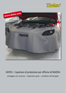 DATEX - Coperture di protezione per officine di MAZDA