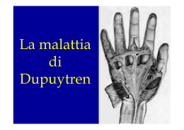 La malattia di Dupuytren