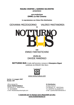 Notturno Bus - Studio PUNTOeVIRGOLA