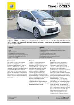 Test Citro&euml;n C-ZERO