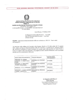 Nuovi codici meccanografici