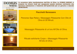 Pacchetti Benessere Percorso Spa Relax+ Massaggio Rilassante