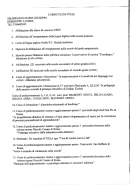 cv smarrazzo maria giuseppa