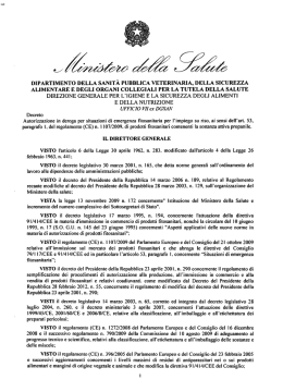 decreto 29 aprile 2013 - Area Ambiente e Territorio