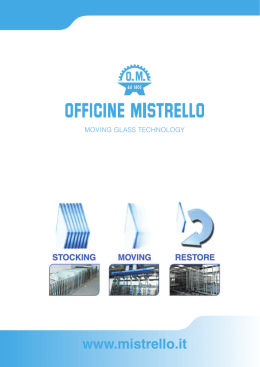 scarica la brochure - Officine Mistrello