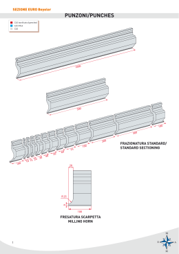 PUNZONI - 90&deg; / PUNCHES