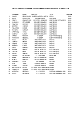 nota 5465 del 12 marzo 2014