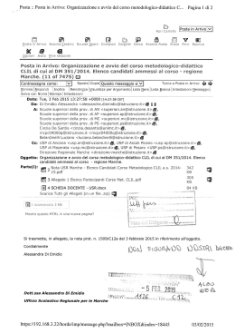 Corso CLIL-DM 351 2014-Elenco candidati ammessi