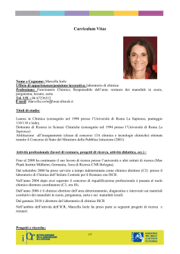 IOELE_M_CV - Istituto Centrale per il Restauro