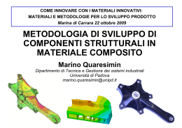 4-Metodologia di sviluppo di componenti strutturali in