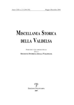 Societ&agrave; Storica della Valdelsa
