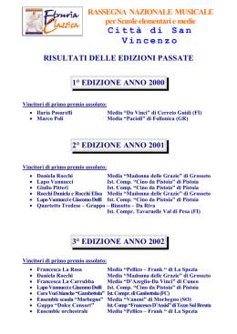 scarica risultati edizioni passate