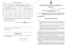 gg snnvrzro FINANZIARIO - Comune di Santa Marinella