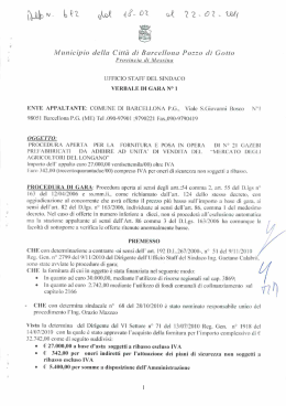 verbale di gara 01 di fornitura 21 gazebi