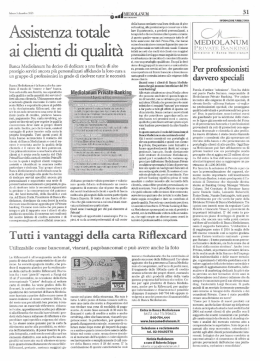 ai clienti di qualità