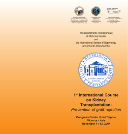 International Course on KidneyTransplantation 2004 (formato)
