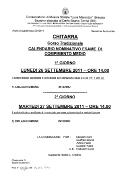 Network Scan Data - "Luca Marenzio" Darfo boario terme.