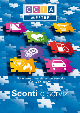 Sconti e servizi