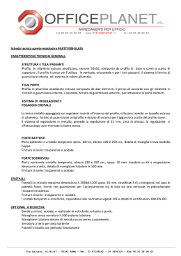 pareti monolitiche - Office Planet Srl