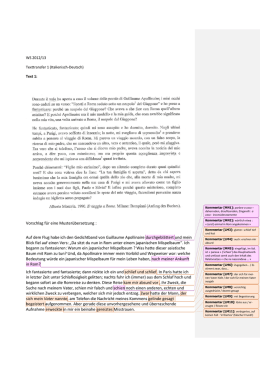 Vorschlag f&uuml;r eine Muster&uuml;bersetzung : Auf dem Flug habe ich den