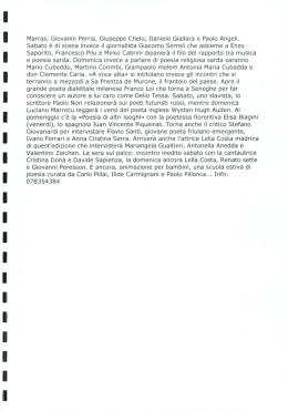Marras, Giovanni Perria, Giuseppe Chelo