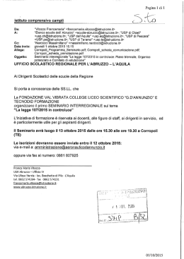 seminario interregionale" la legge 10/2015 in