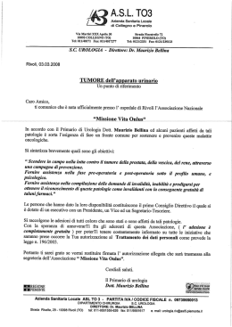 Lettera costituzione associazione