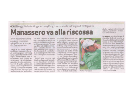 Manassero va alla riscossa