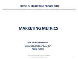 i Q - Universit&agrave; di Urbino