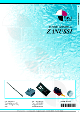 Zanussi - Fast Ricambi