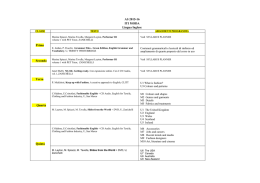 SYLLABUS PLANNER classi prime