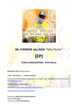 Mc IVANHOE aka AIVA &ldquo;Miss Pacha&rdquo;