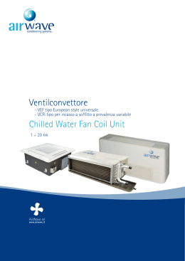 Ventilconvettore Chilled Water Fan Coil Unit - a